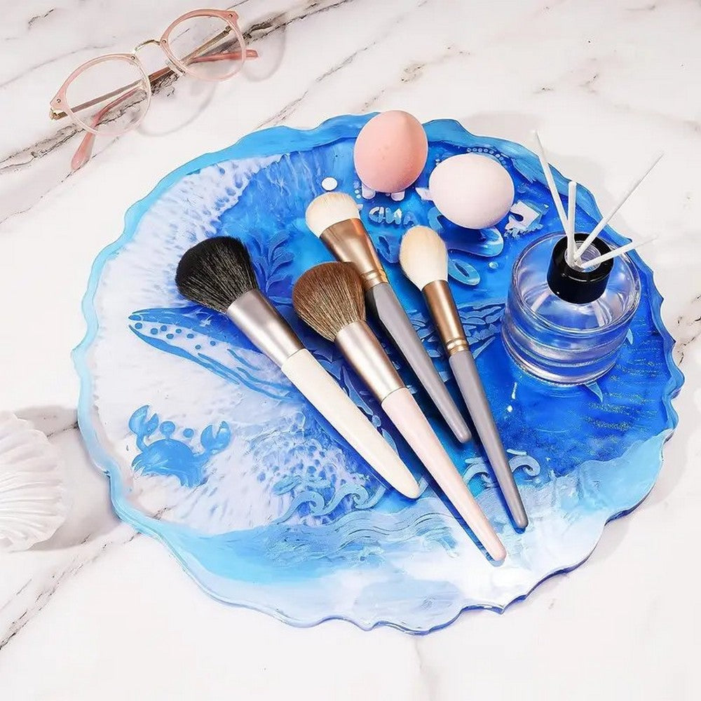 Resin Irregular Coaster Silicone Mold 13 inch | Best for Coaster Trays, Wedding Trays, DIY Crafts, Frames and Clock Making Etc.
